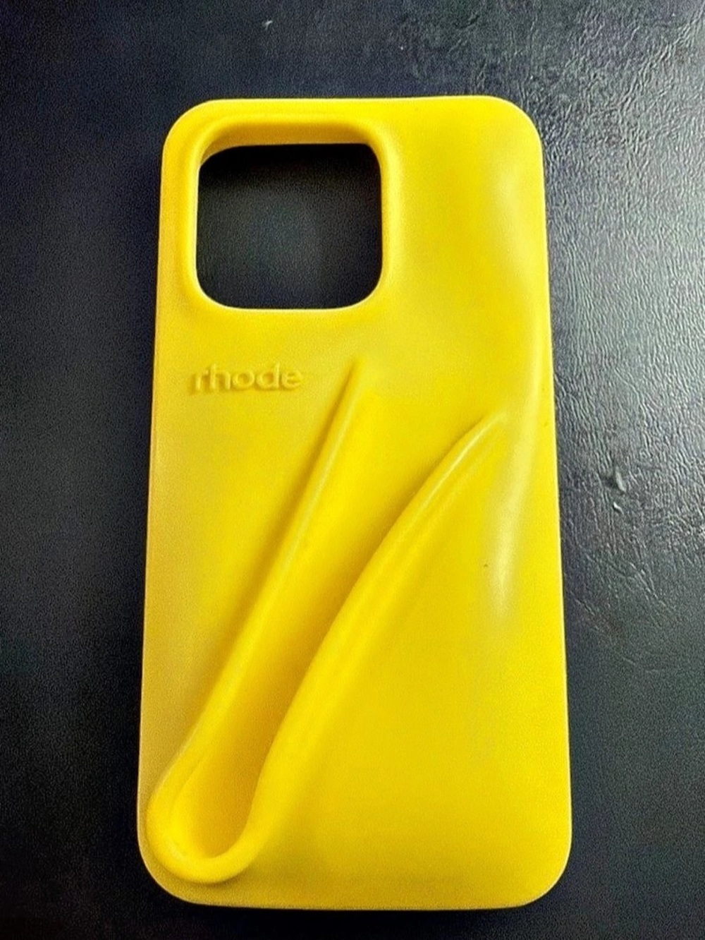 rhode Summer Lip Case Yellow iPhone 15 Pro Case - Authentic